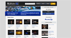 Desktop Screenshot of blutube.policeone.com
