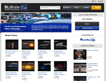 Tablet Screenshot of blutube.policeone.com